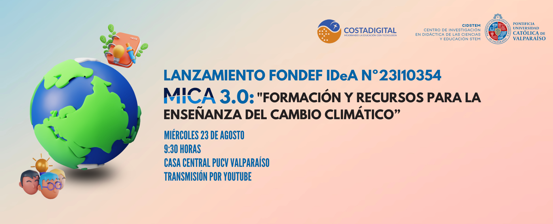 Proyecto aborda formación de docentes en cambio climático usando tecnología