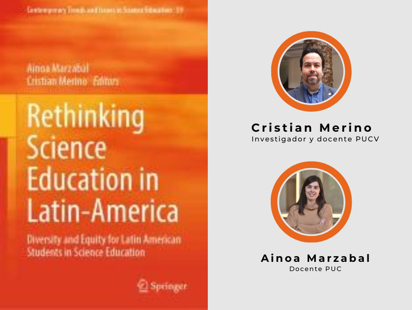 Cristian Merino, investigador del CIDSTEM, publica nuevo libro sobre educación científica