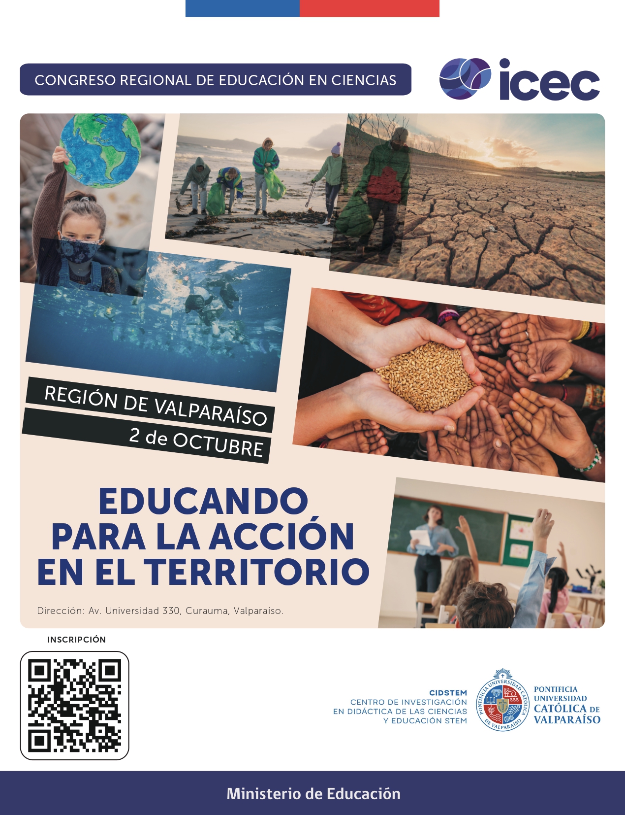 Congresos Regionales de Educación en Ciencias “Educando para la acción en el territorio” en Punitaqui y Valparaíso